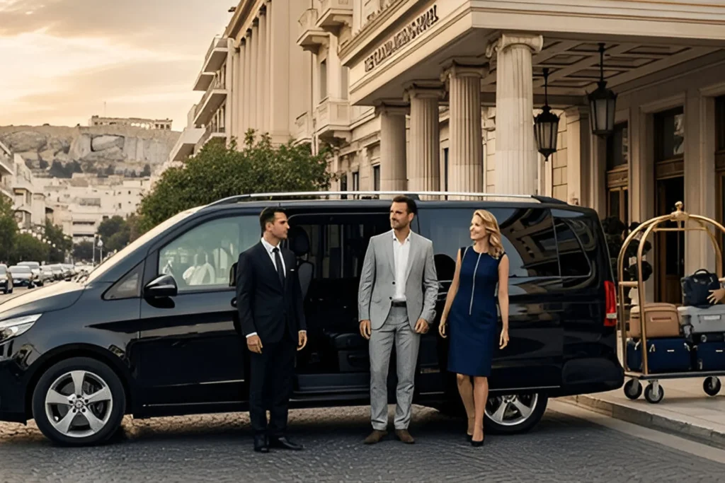 Hotel Transportation 5 Luxury Mercedes Benz V Class for NYC hotel transportation